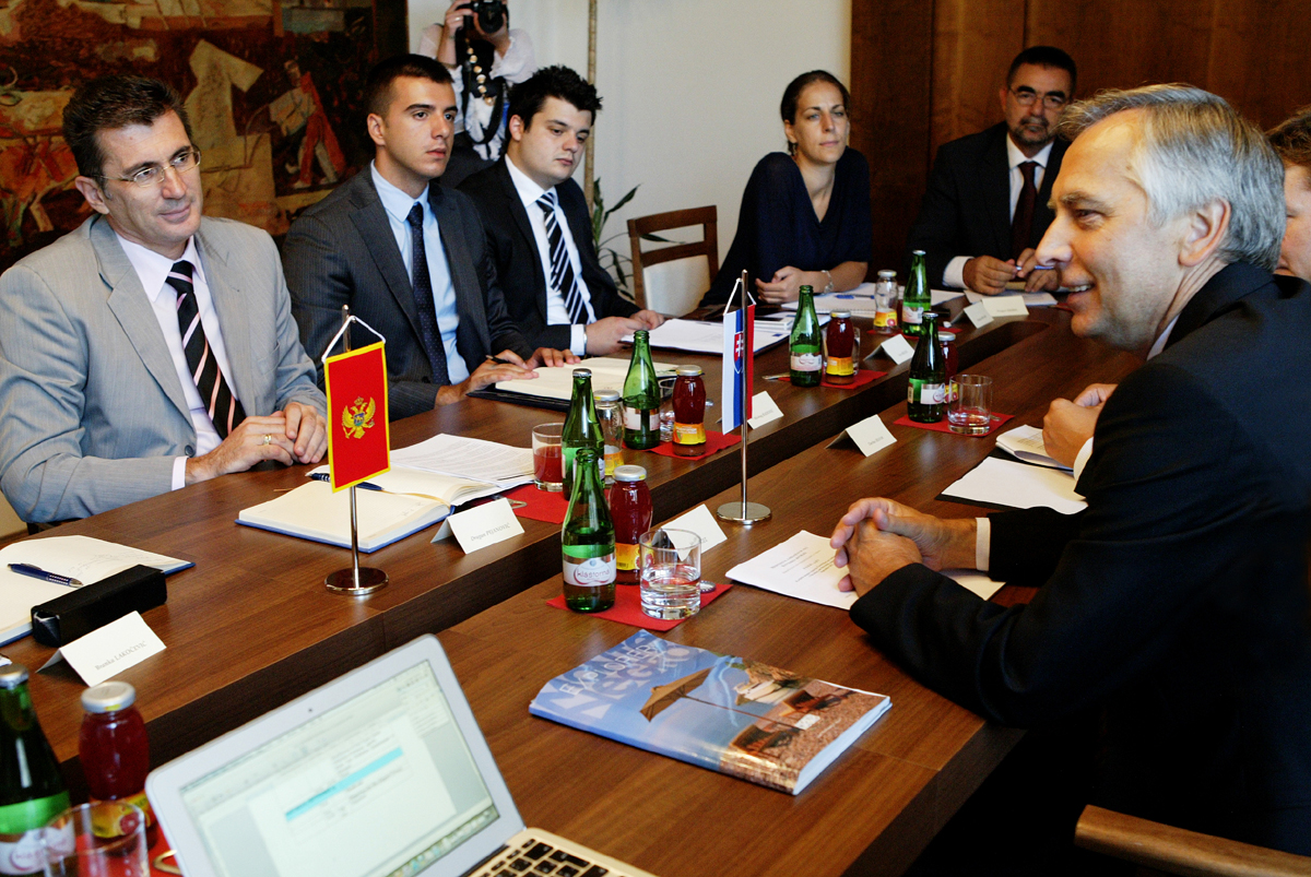 Podpredseda NR SR Ján Figeľ prijal delegáciu z Čiernej Hory