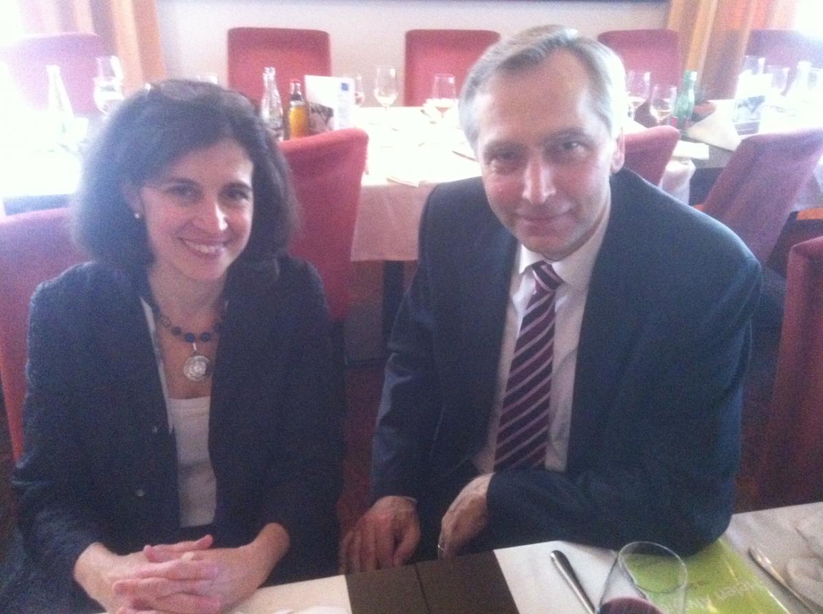 Predseda KDH Ján Figeľ sa stretol s americkou profesorkou práva a odborníčkou na rodinné právo Helen Alvaré