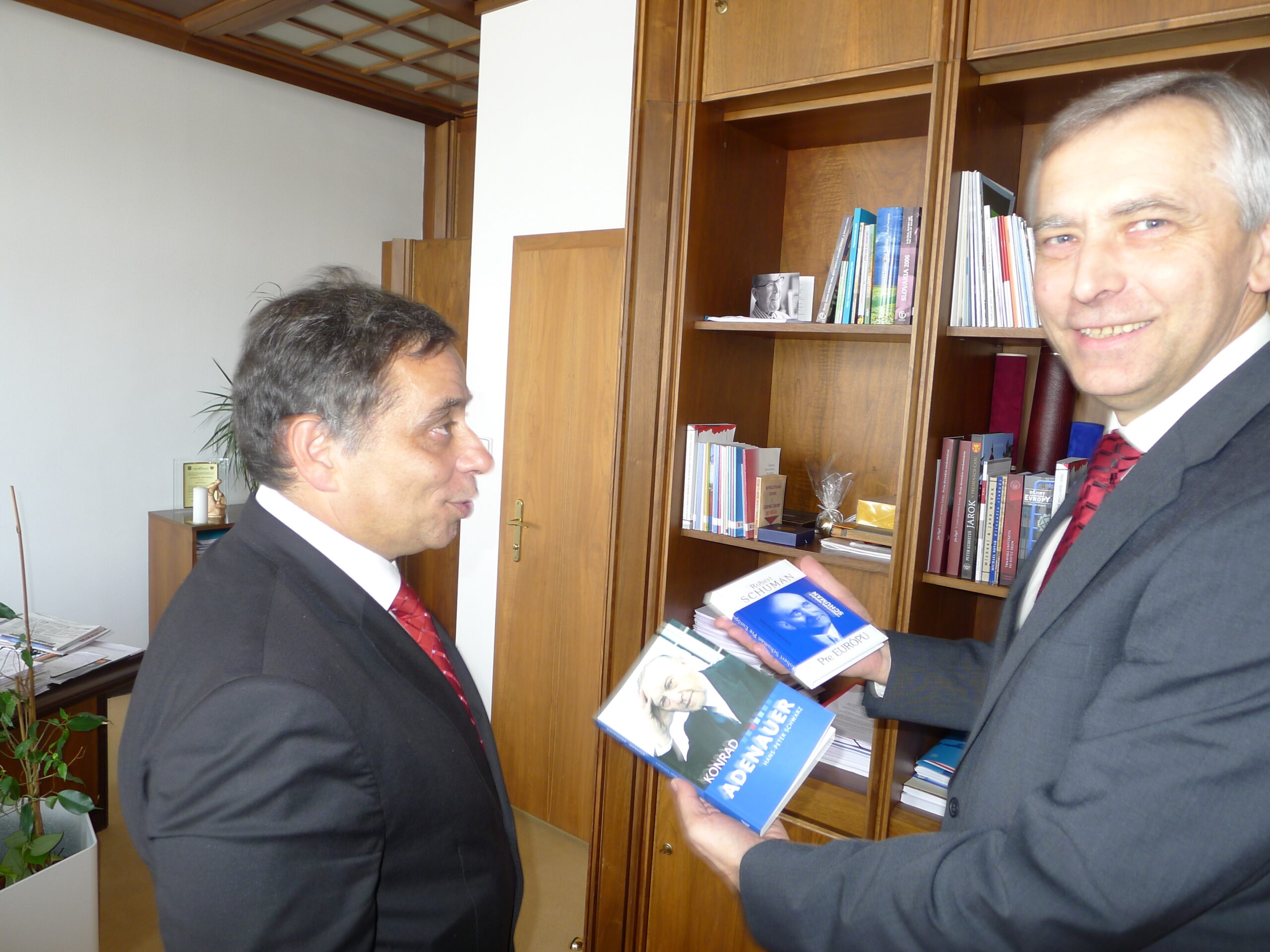 Prezident EESC Henri Malosse u Jána Figeľa