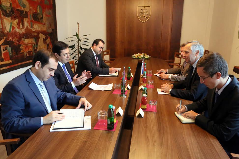 Veľvyslanec Azerbajdžanskej republiky v SR u podpredsedu NR SR Jána Figeľa