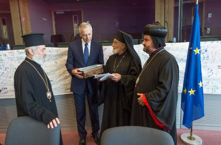 Syrian religious leaders in Brussels: “We want to live in our land, we don’t want to leave”
