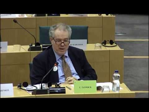 MEP Charles Tannock on Ján Figeľ and FoRB at the European Parliament on September 6, 2018