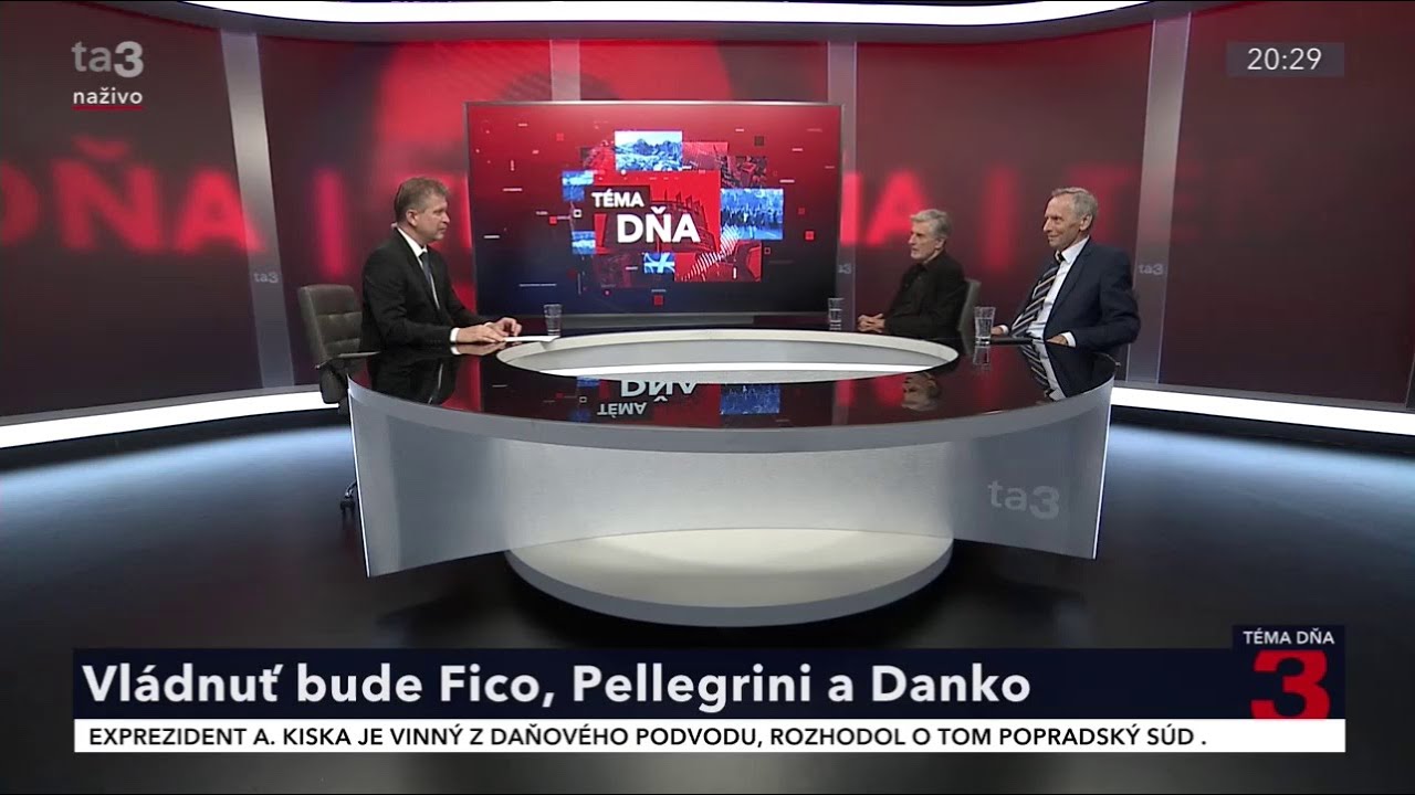 Téma dňa na TA3: Vládnuť bude Fico, Pellegrini a Danko