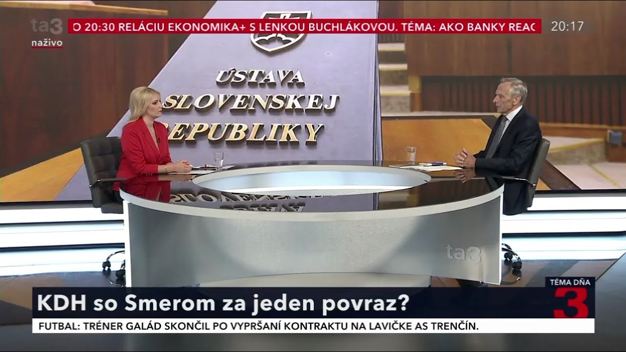 KDH so Smerom za jeden povraz? Ján Figeľ v Téme dňa na TA3